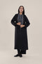 Embroidered Wool long Coat